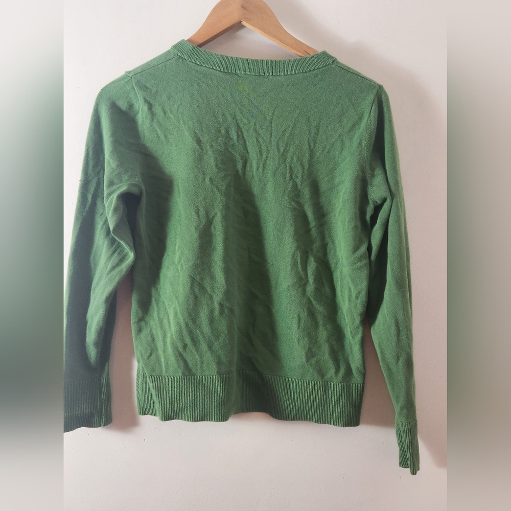 COS Forest Green Knit Top